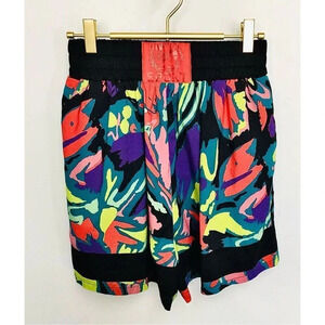 Without Walls Womens Size Medium Workout Boxing Shorts Bright Multicolor Pockets